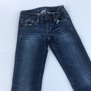 American Eagle Skinny Jeans Super Stretch Sz 0